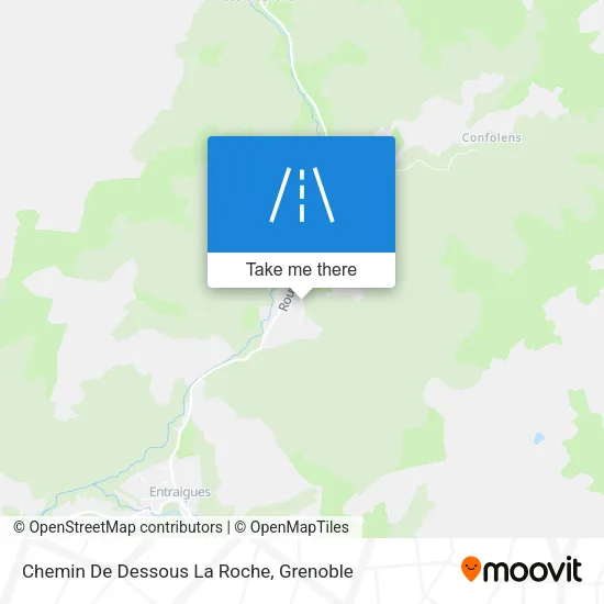 Chemin De Dessous La Roche map