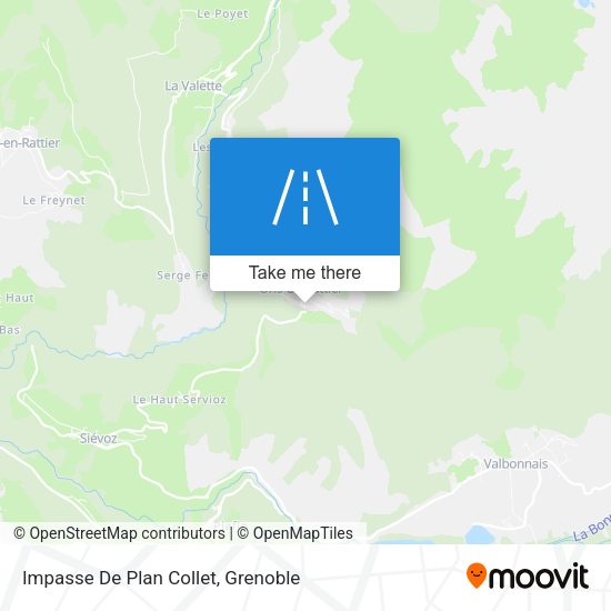 Impasse De Plan Collet map