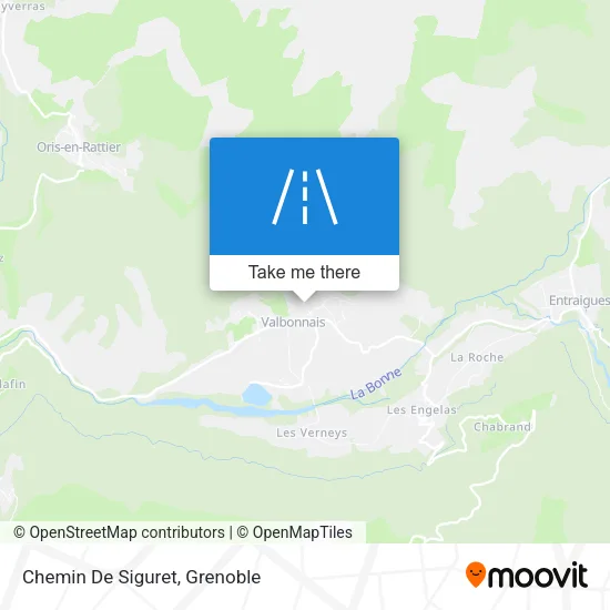 Chemin De Siguret map
