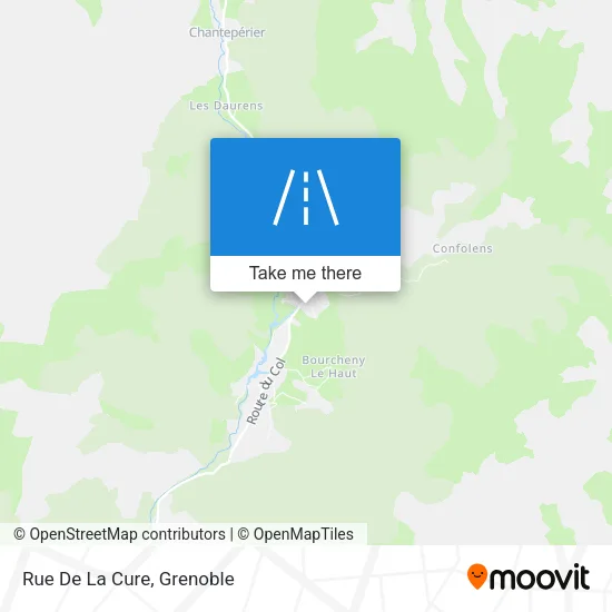 Rue De La Cure map