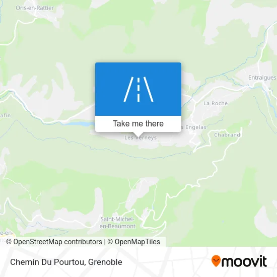 Chemin Du Pourtou map