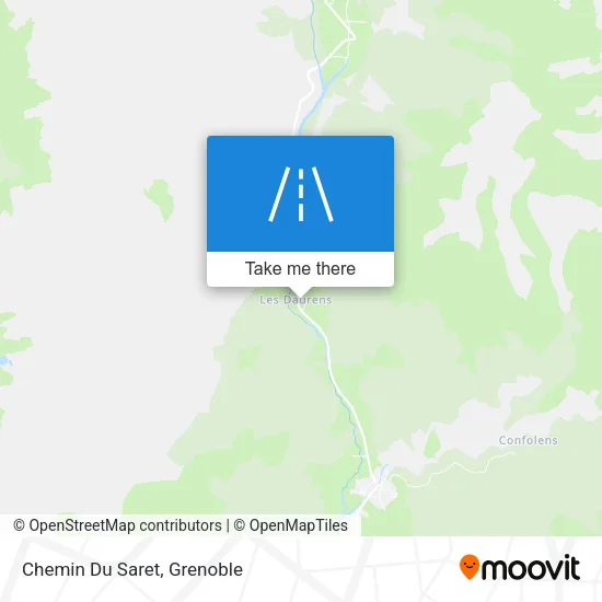 Chemin Du Saret map
