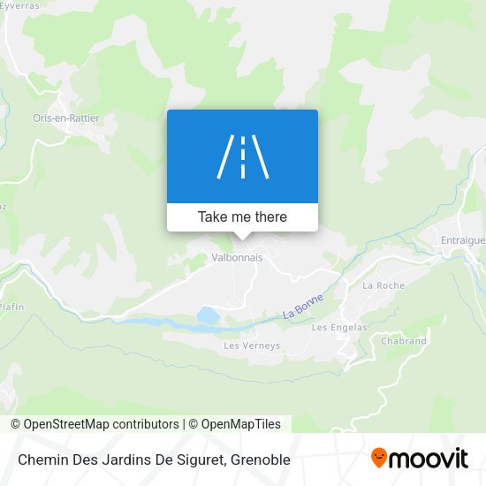 Chemin Des Jardins De Siguret map