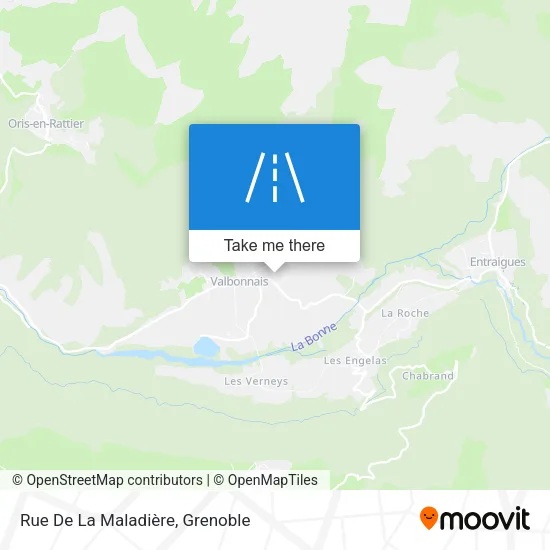 Rue De La Maladière map