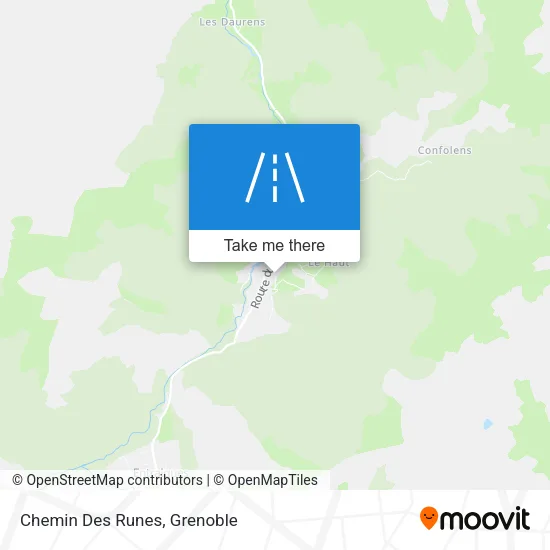 Chemin Des Runes map