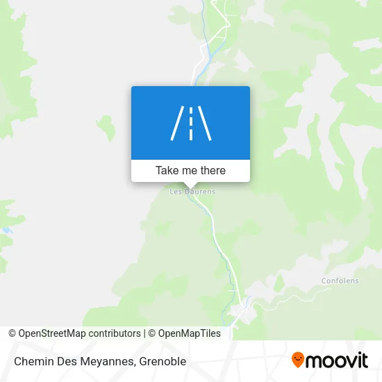 Chemin Des Meyannes map