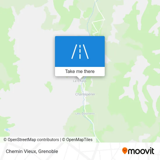 Chemin Vieux map