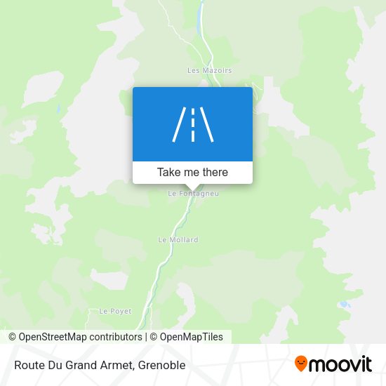 Route Du Grand Armet map