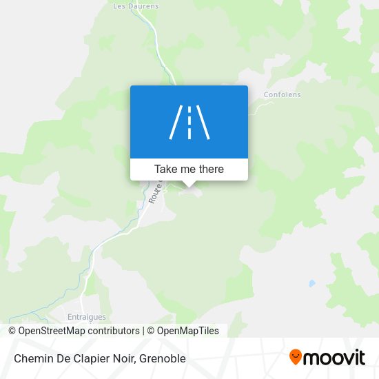 Chemin De Clapier Noir map
