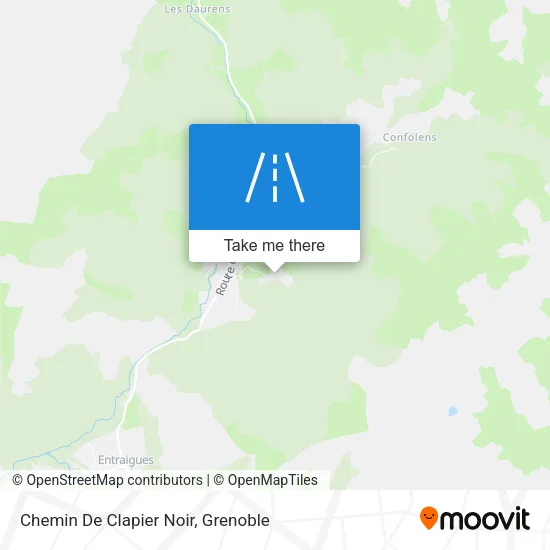 Chemin De Clapier Noir map