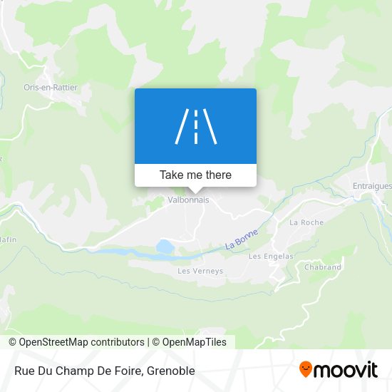 Rue Du Champ De Foire map