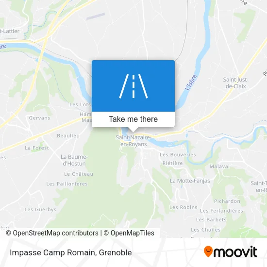 Impasse Camp Romain map