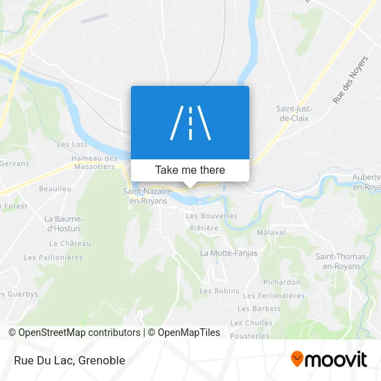 Rue Du Lac map