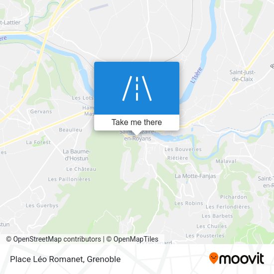 Place Léo Romanet map