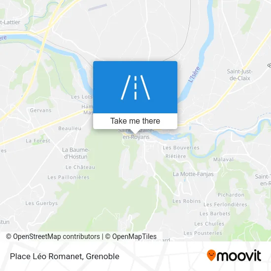 Place Léo Romanet map