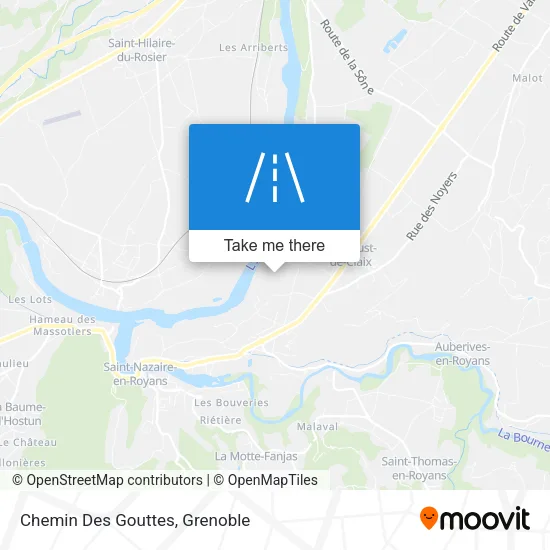 Chemin Des Gouttes map
