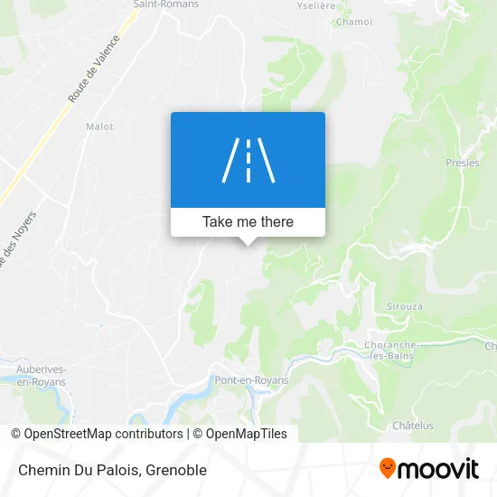 Chemin Du Palois map