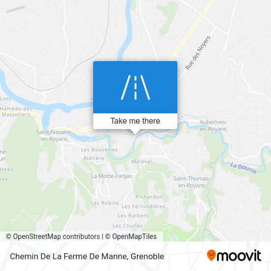 Chemin De La Ferme De Manne map