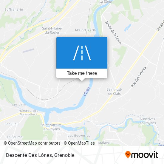 Descente Des Lônes map