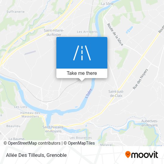 Allée Des Tilleuls map