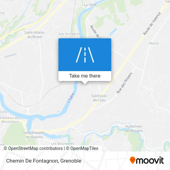 Chemin De Fontagnon map