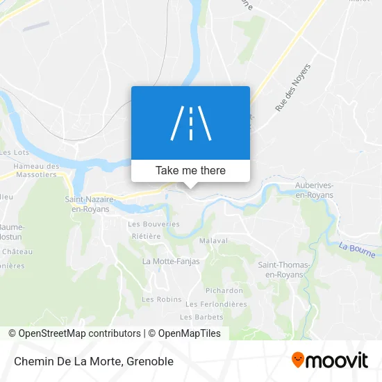 Chemin De La Morte map