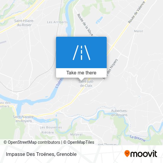 Impasse Des Troënes map