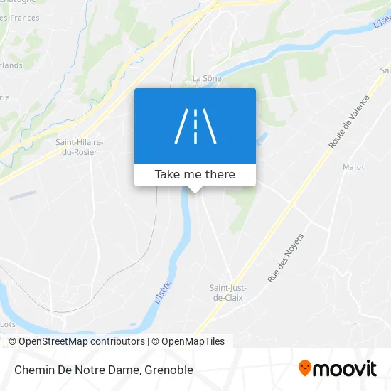Chemin De Notre Dame map