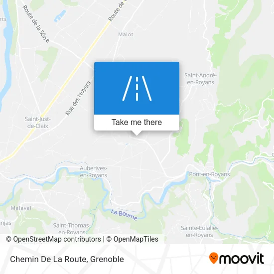 Chemin De La Route map