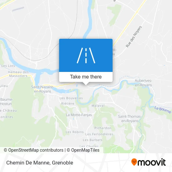 Chemin De Manne map