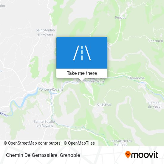Chemin De Gerrassière map