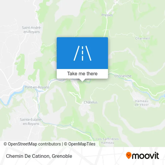 Chemin De Catinon map
