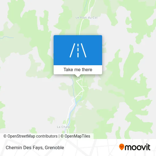 Chemin Des Fays map