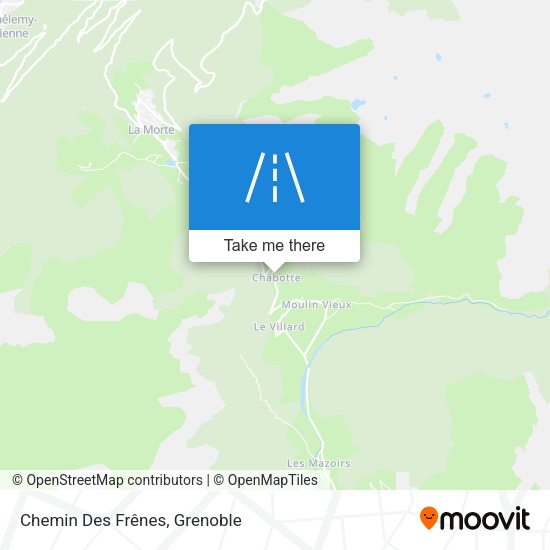 Chemin Des Frênes map