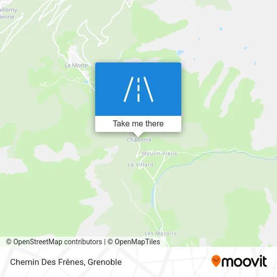 Chemin Des Frênes map
