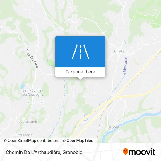 Chemin De L'Arthaudière map