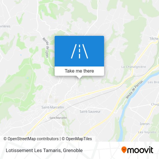Lotissement Les Tamaris map