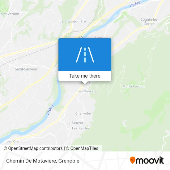 Chemin De Matavière map