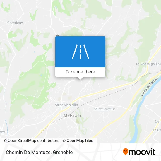 Chemin De Montuze map
