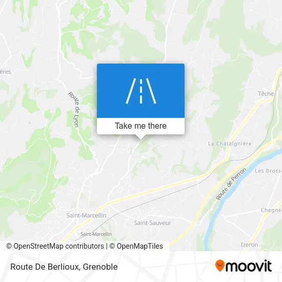 Route De Berlioux map