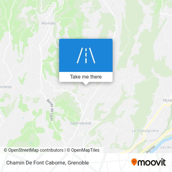 Chamin De Font Caborne map