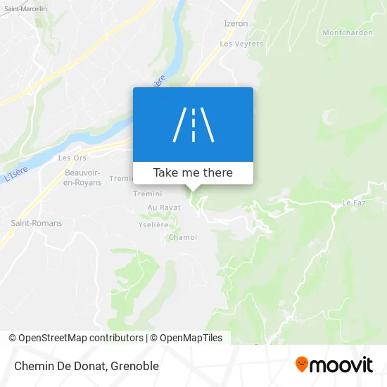 Chemin De Donat map
