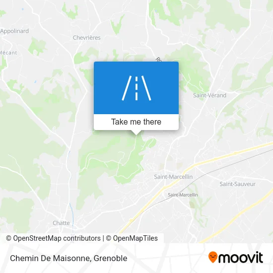 Chemin De Maisonne map