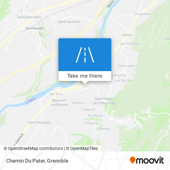 Chemin Du Pater map