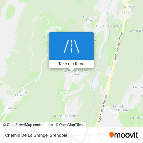 Chemin De La Grange map