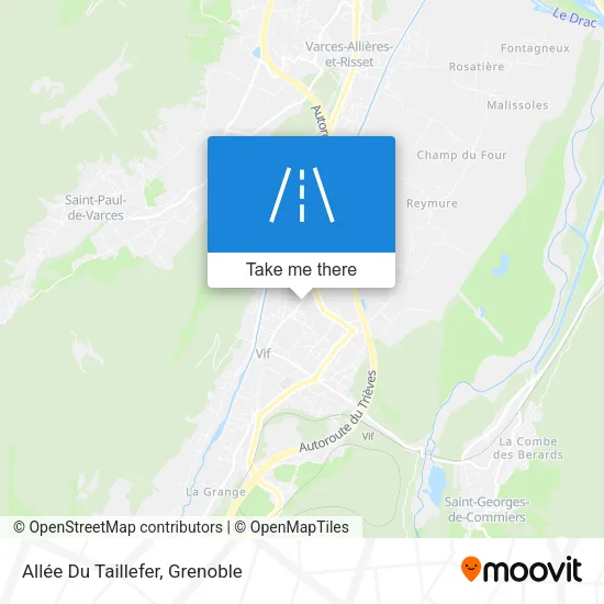 Allée Du Taillefer map