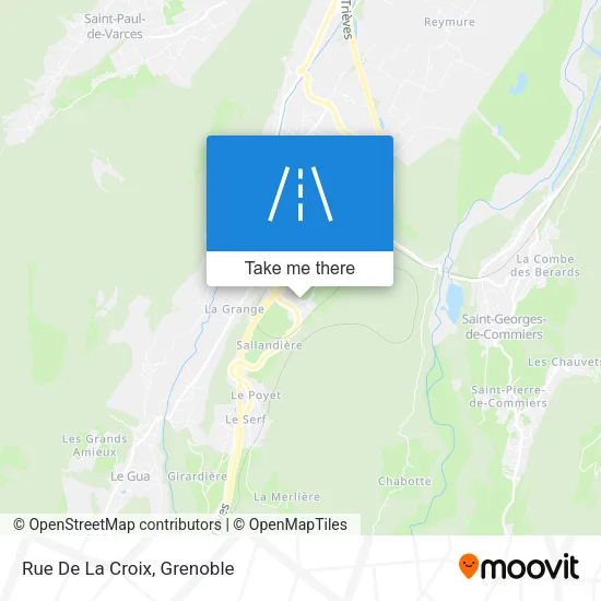 Rue De La Croix map