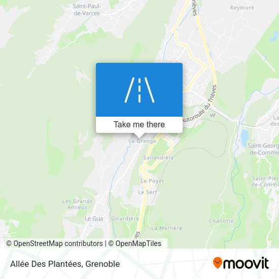 Allée Des Plantées map
