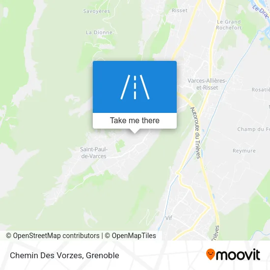Chemin Des Vorzes map