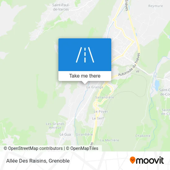 Allée Des Raisins map